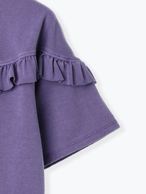 Te chichi TERRASSE「ピグメントVフリルTシャツ」|Tシャツ・カットソー|