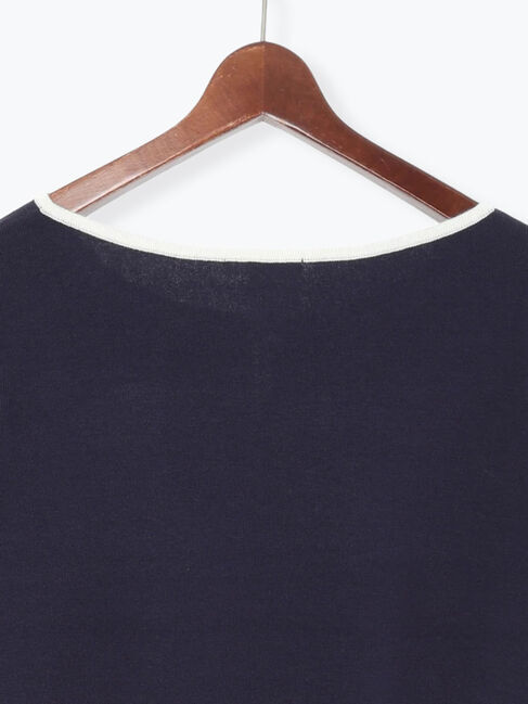 Te chichi「スクエアチャームキーネックプルオーバー」|ニット・セーター|