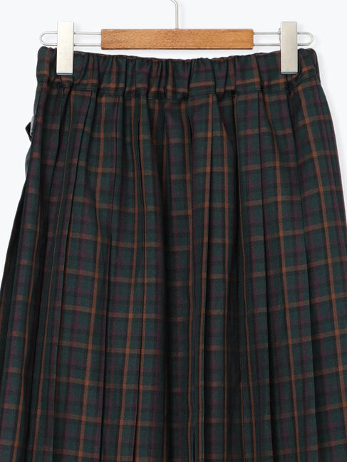 Lugnoncure「【選べる着丈】チェックキルトスカート」|スカート|