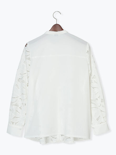 Te chichi「【Atelier ChouChou】カットワークレースボザムシャツブラウス」|シャツ・ブラウス|