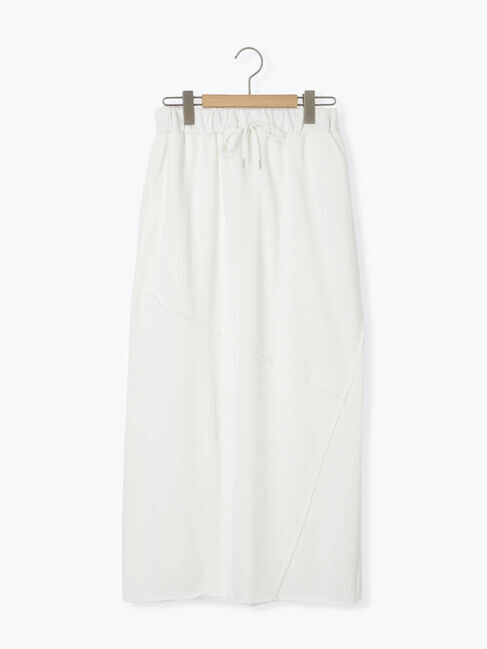 Samansa Mos2 blue「◎裏毛切替ナロースカート」|スカート|