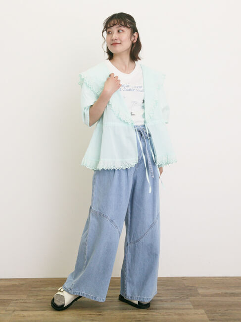 Samansa Mos2「◎カシュクールレースブラウス」|シャツ・ブラウス|