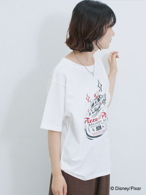 Samansa Mos2 blue「トイ・ストーリー/キャミセットTシャツ」|Tシャツ・カットソー|