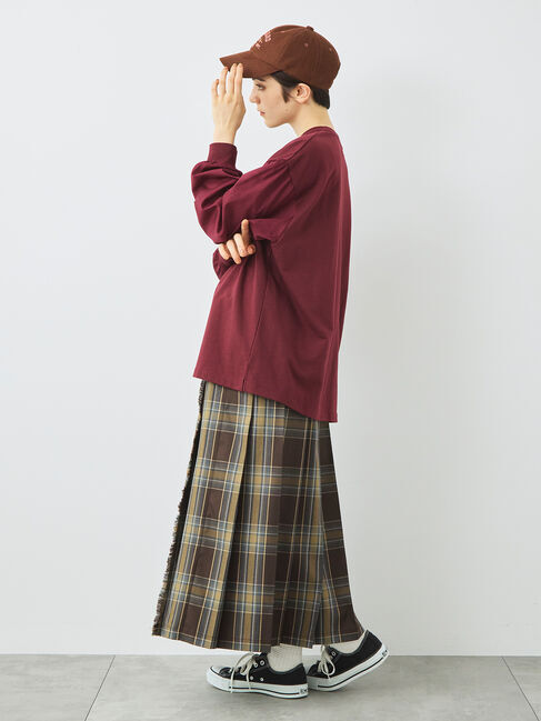 SM2「袖布帛インレイロゴプルオーバー」|Tシャツ・カットソー|