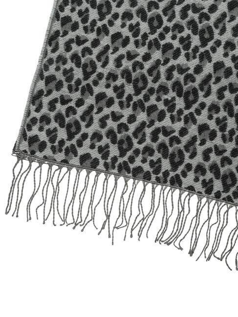 Samansa Mos2 blue「レオパードマフラー」|その他|