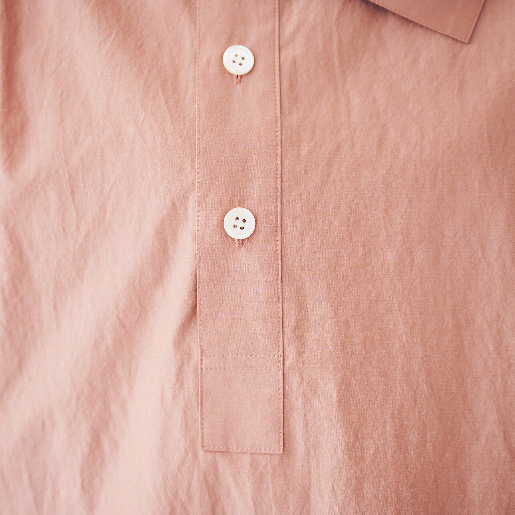 UNTITLED「【セットアップ可能/トレンド】ライトコットン プルオーバーシャツ」|シャツ・ブラウス|