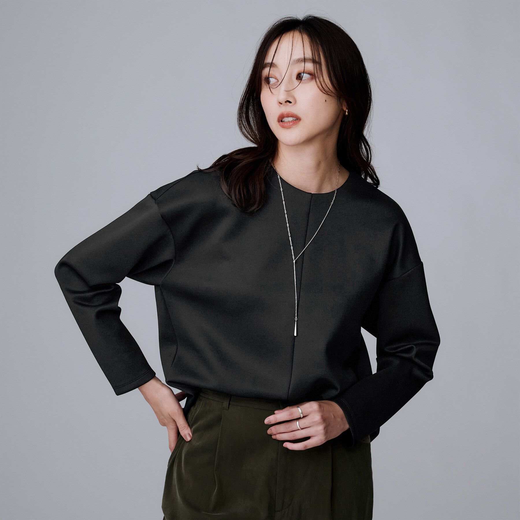 UNTITLED「【セットアップ可/洗える】ダンボールジャージ プルオーバー」|Tシャツ・カットソー|