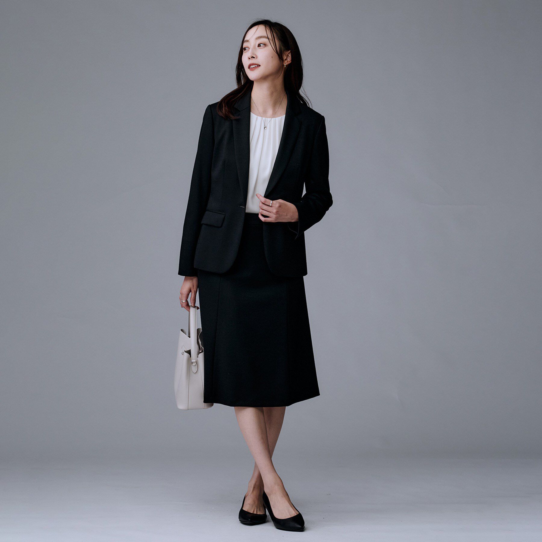 UNTITLED「【洗えるスーツ／ストレッチ】ウール混ジャージ テーラードジャケット」|テーラードジャケット|