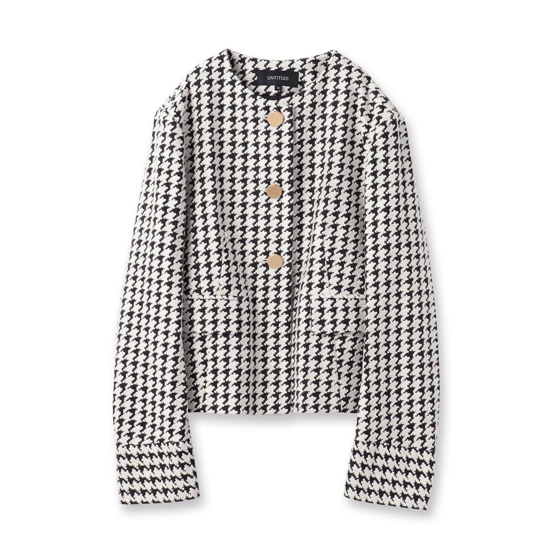 UNTITLED「【セットアップ可能】クラシックチドリ ジャケット」|ノーカラージャケット|