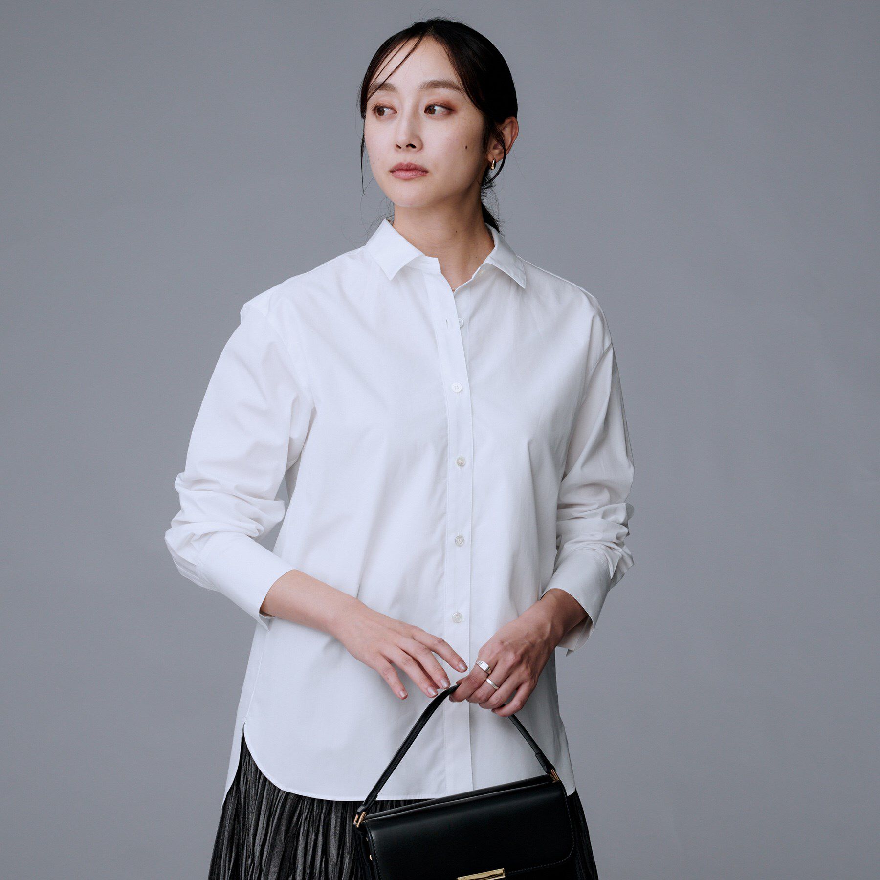 UNTITLED「【洗える/コットン100%】リッチベーシックシャツ」|シャツ・ブラウス|