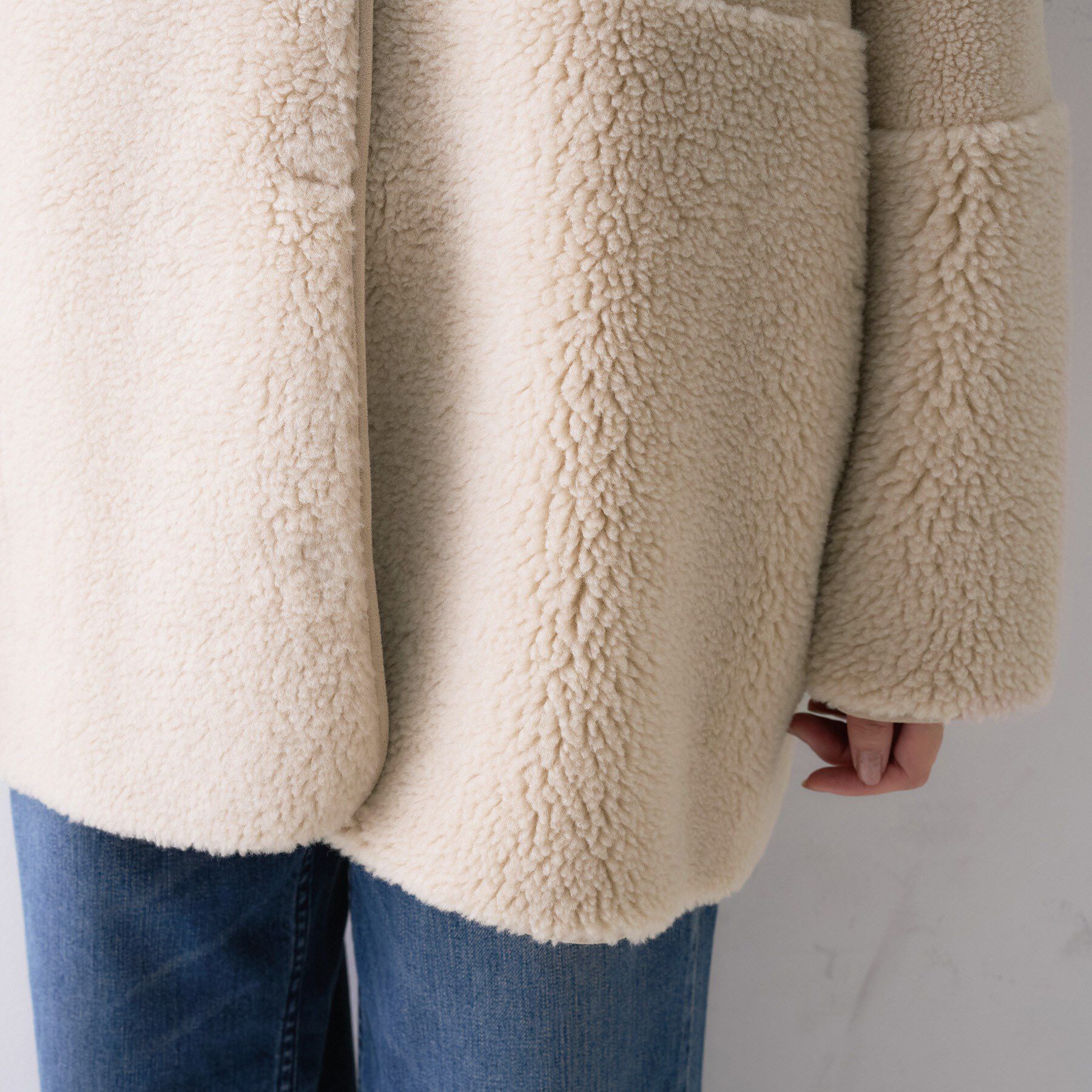 UNTITLED「【Munich】リバーシブルコート」|ノーカラーコート|