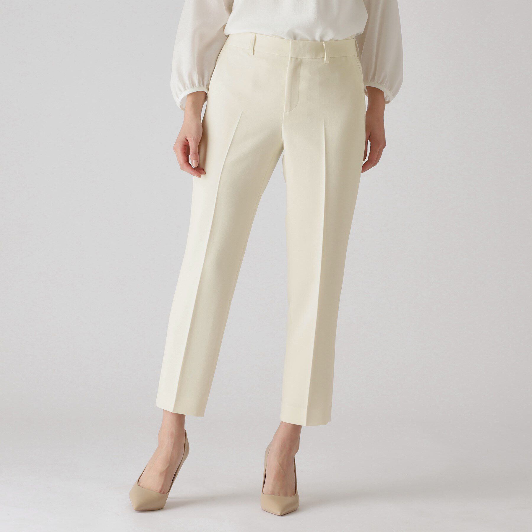 COUP DE CHANCE「【洗える／日本製】テーパードパンツ」|その他|エクリュ(050)