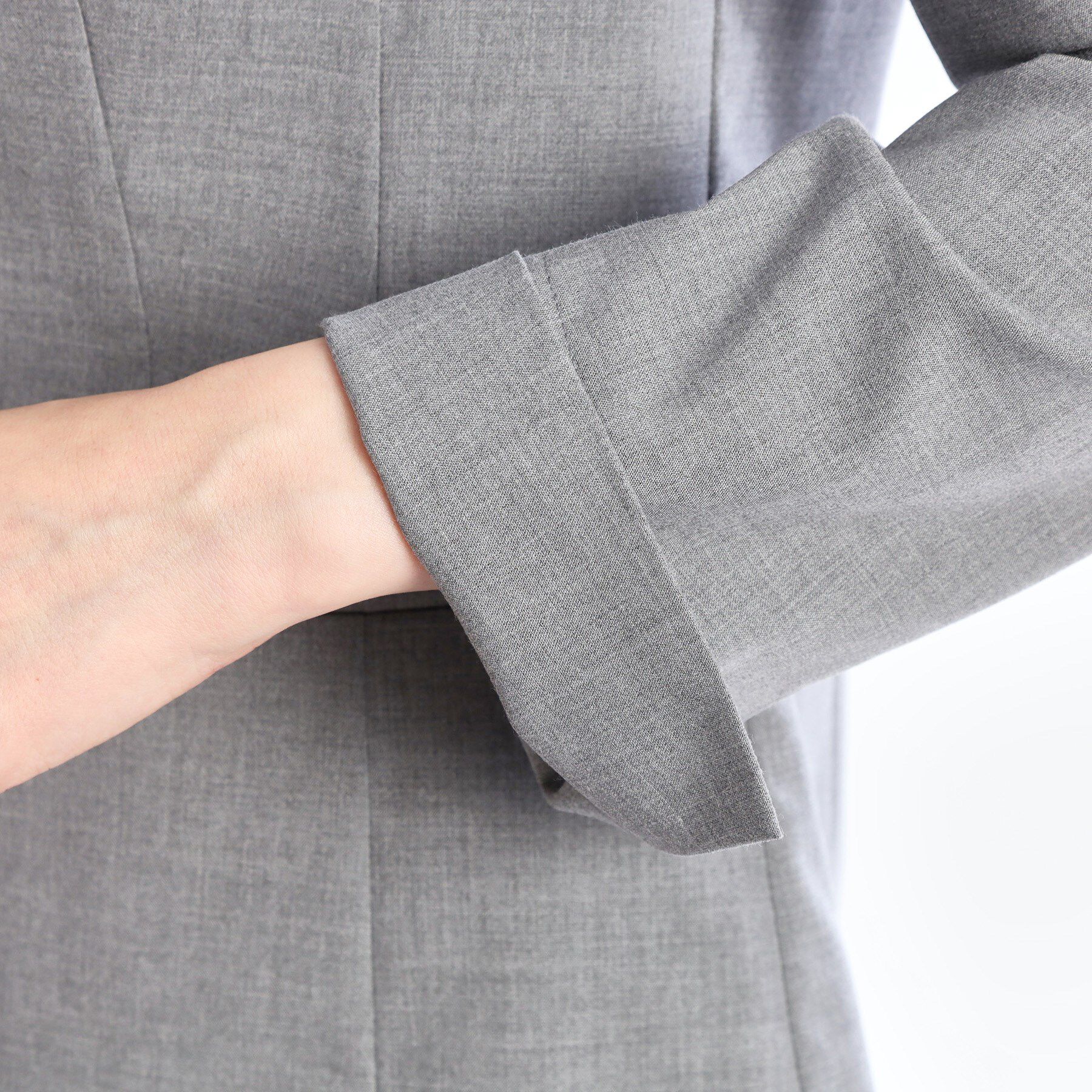 Reflect「【洗える／セットアップ可】ノーカラージャケット」|ノーカラージャケット|