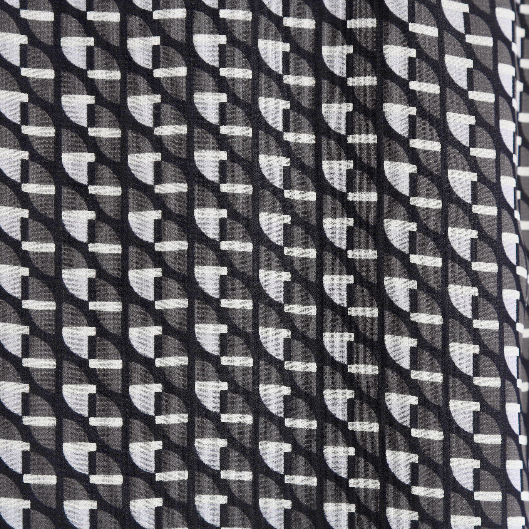 Reflect「【WEB先行カラーあり／マシンウォッシュ可／ウエスト総ゴム】コツキ幾何柄ロングスカート」|スカート|