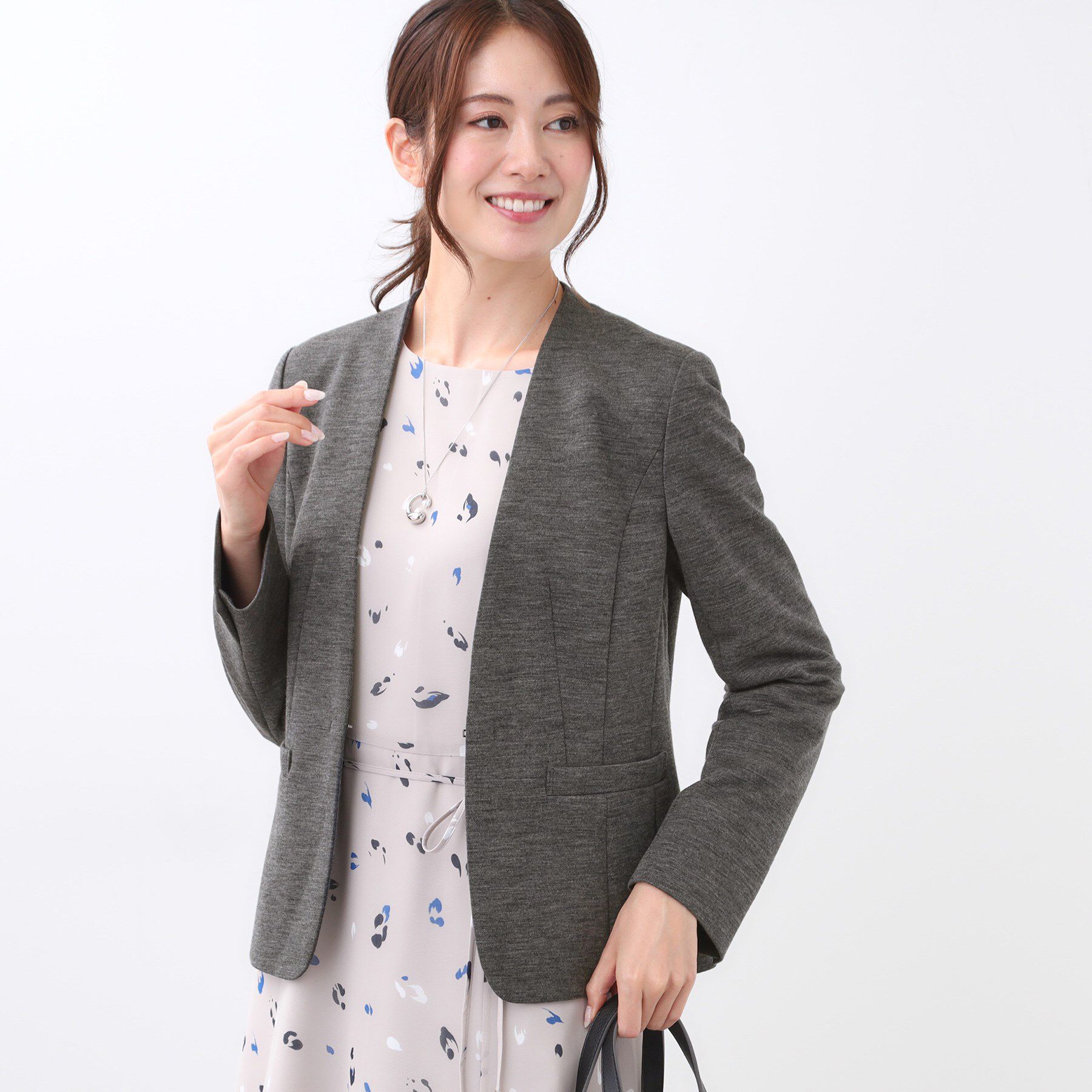 Reflect「【匠シリーズ／すっきり見え／セットアップ可】匠ジャケット／ノーカラー」|ノーカラージャケット|