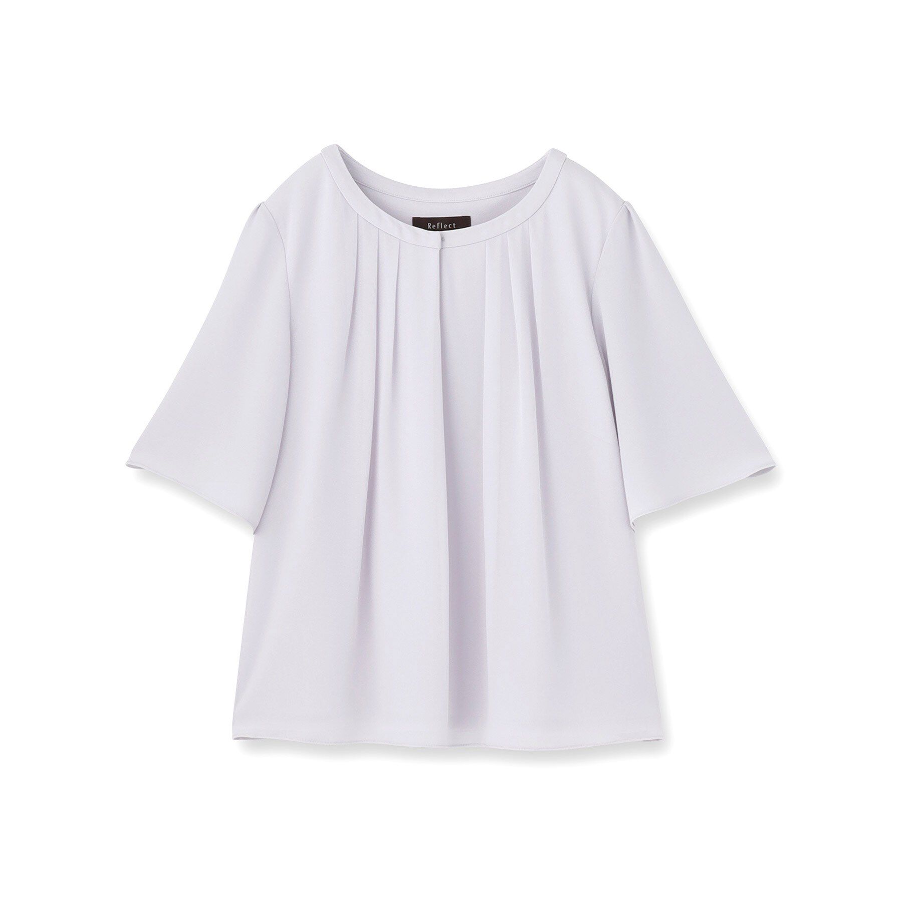 Reflect「【一枚着で着映え◎／ジャケットのインナーにも】フロント開きブラウス」|シャツ・ブラウス|