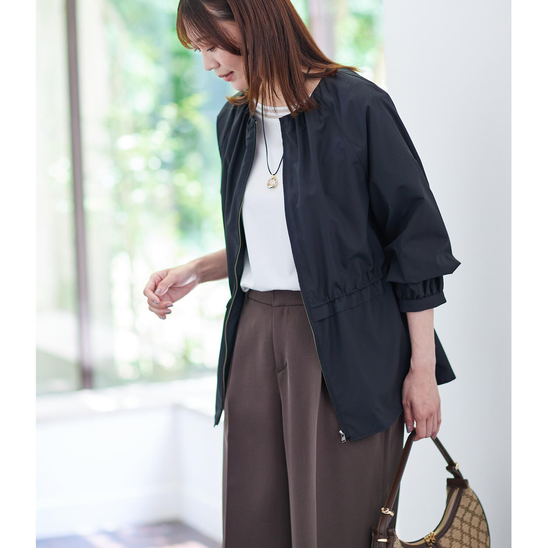 Reflect「【パンツにもスカートにも合わせやすい◎】ライティブルゾン」|ブルゾン・スタジャン|