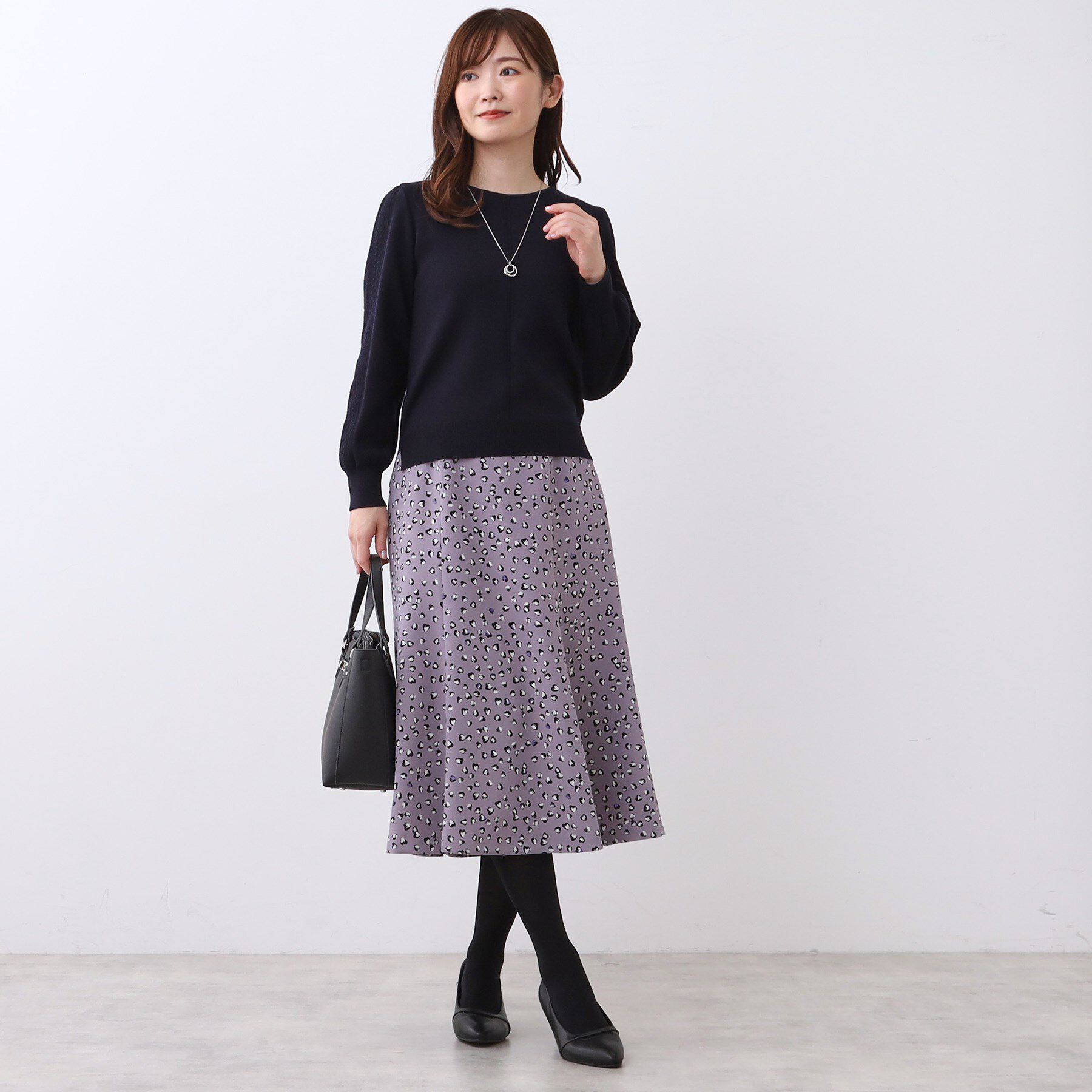 Reflect「【選べる8色／スカートにもパンツにも◎】ウール混ボートネックニット」|ニット・セーター|