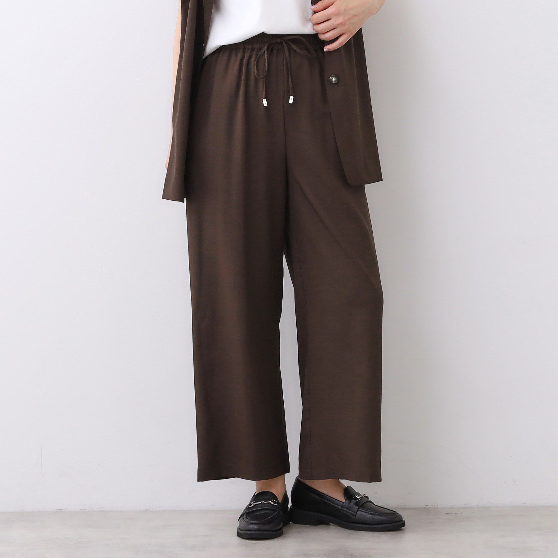 Reflect「【ウエスト総ゴム／セットアップ／単品使いOK◎】ベスト＋ストレートパンツセット」|スーツ|