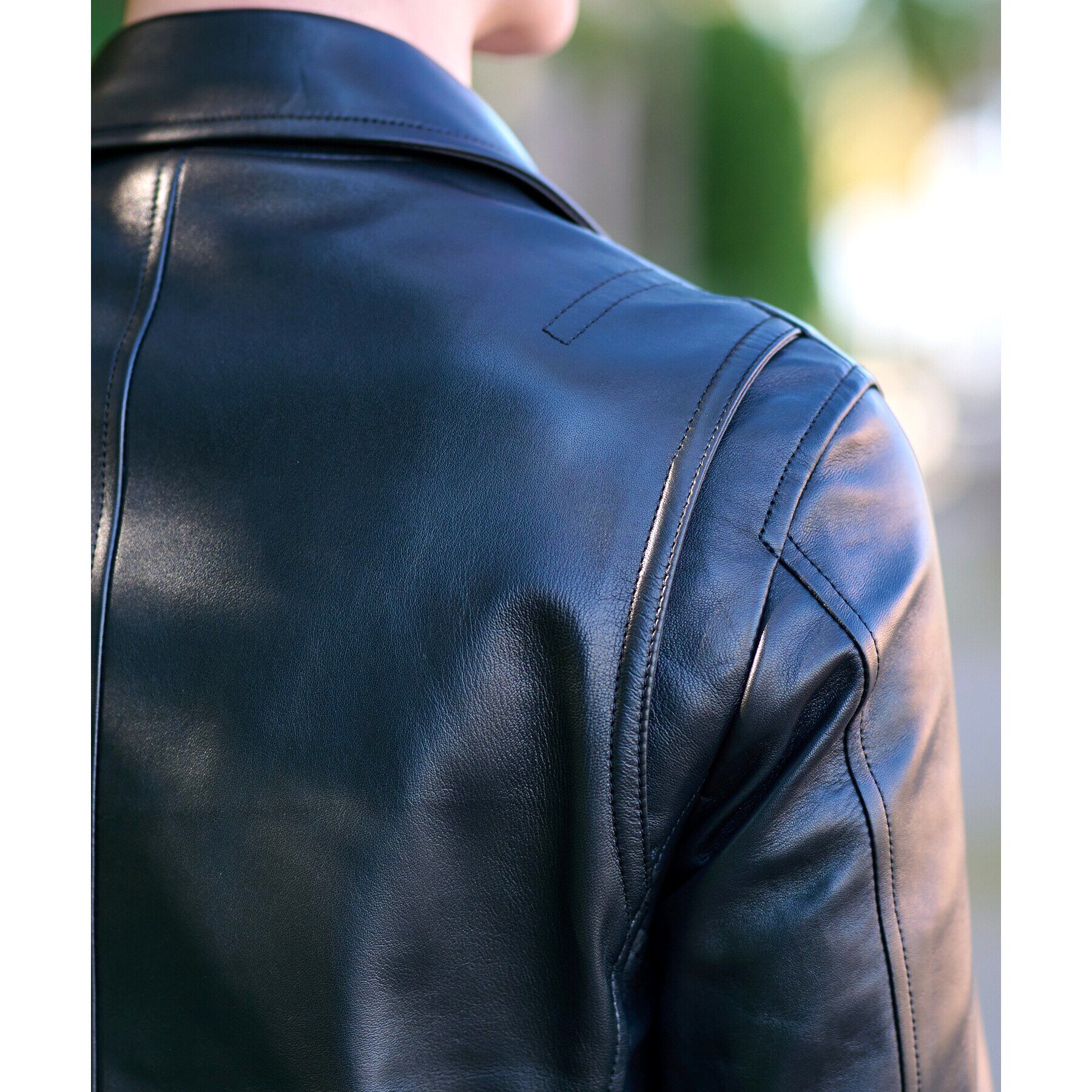 DRESSTERIOR「【本革】レザーライダースジャケット」|ライダースジャケット|