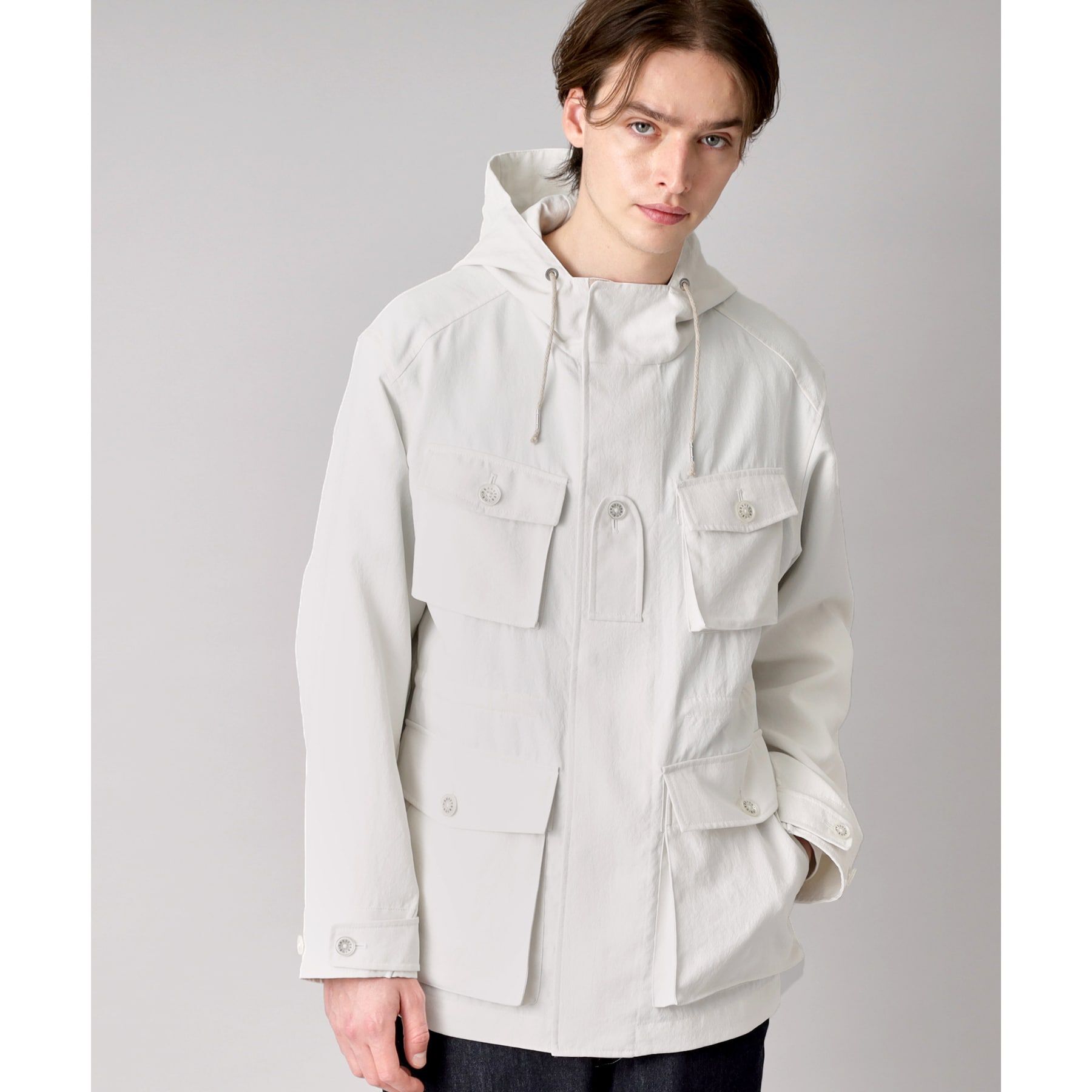 DRESSTERIOR「ブリティッシュアーミー DICROS ジャケット」|ブルゾン・スタジャン|アイボリー(004)