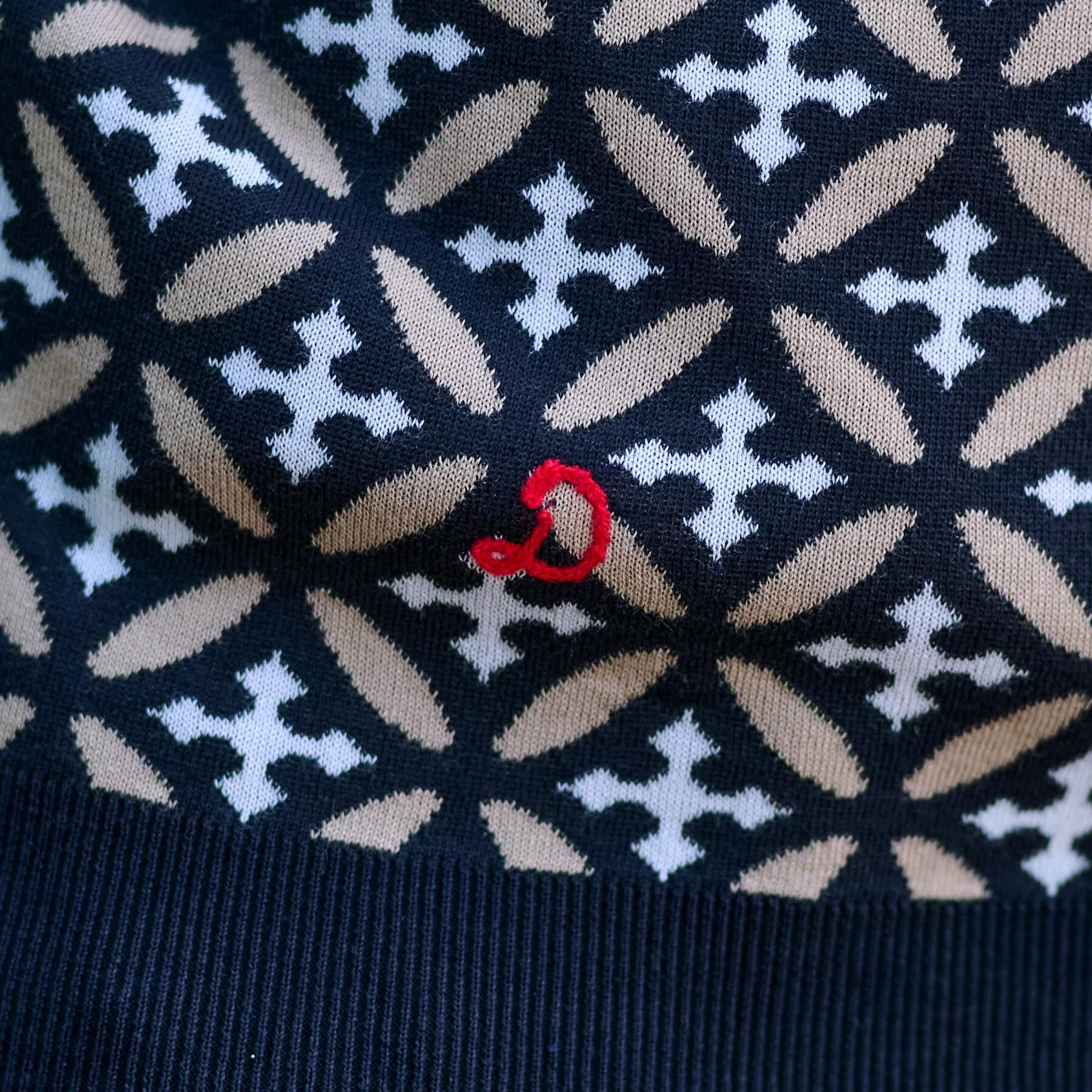 DRESSTERIOR「オーバーラップサークルジャカード タートルニット」|ニット・セーター|