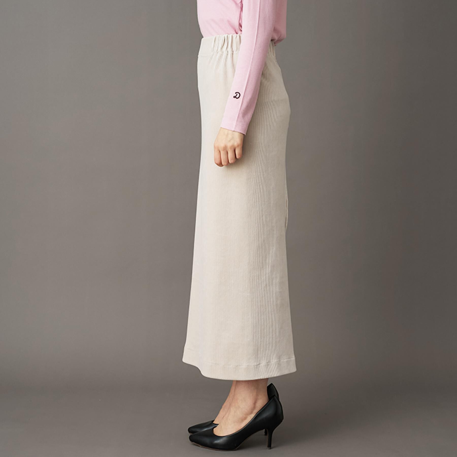 DRESSTERIOR「コーデュロイジャージタイトスカート」|スカート|