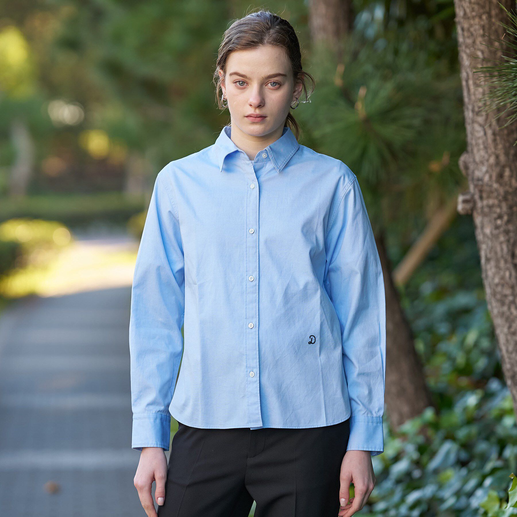 DRESSTERIOR「ピンオックスフォードシャツ」|シャツ・ブラウス|