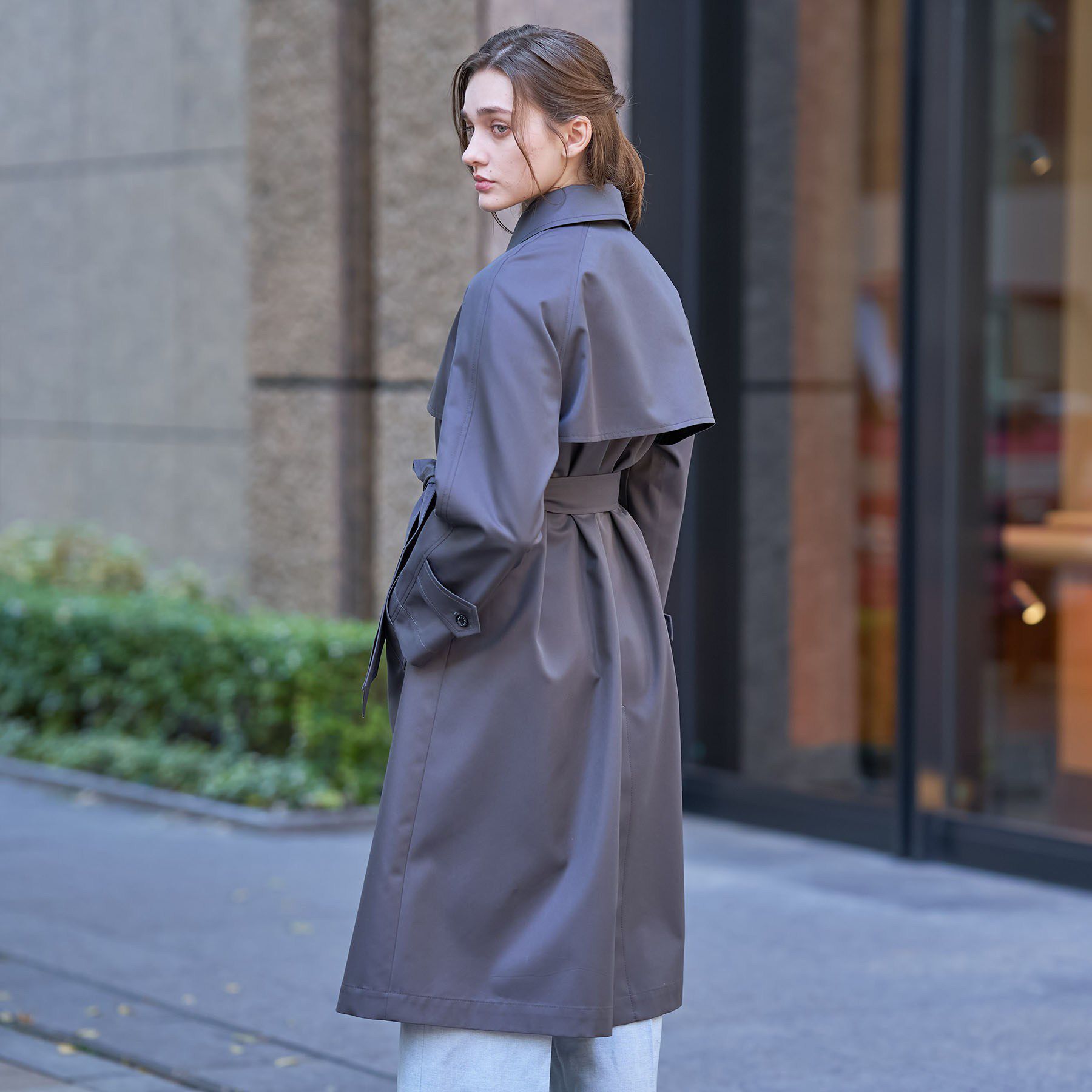 DRESSTERIOR「ライトトレンチコート」|トレンチコート|