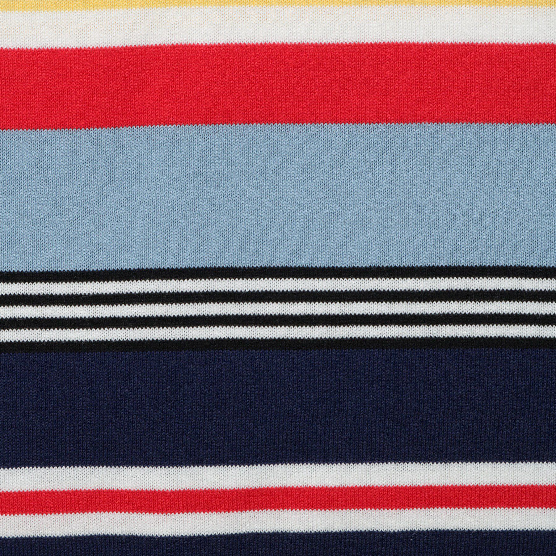 DRESSTERIOR「コットンシルク マルチボーダーニット」|ニット・セーター|