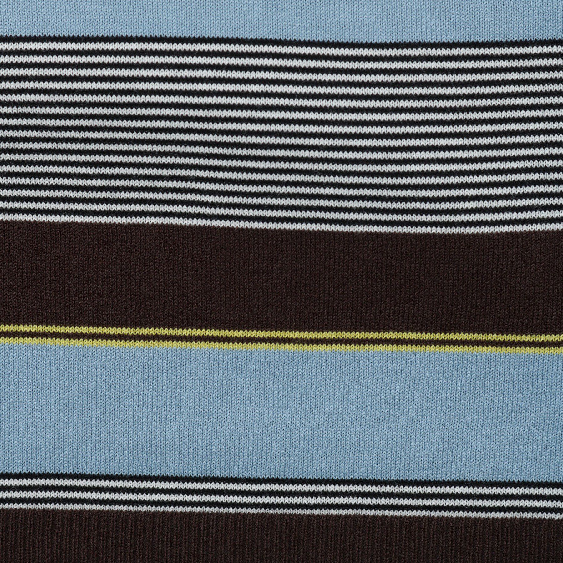 DRESSTERIOR「コットンシルク マルチボーダーニット」|ニット・セーター|