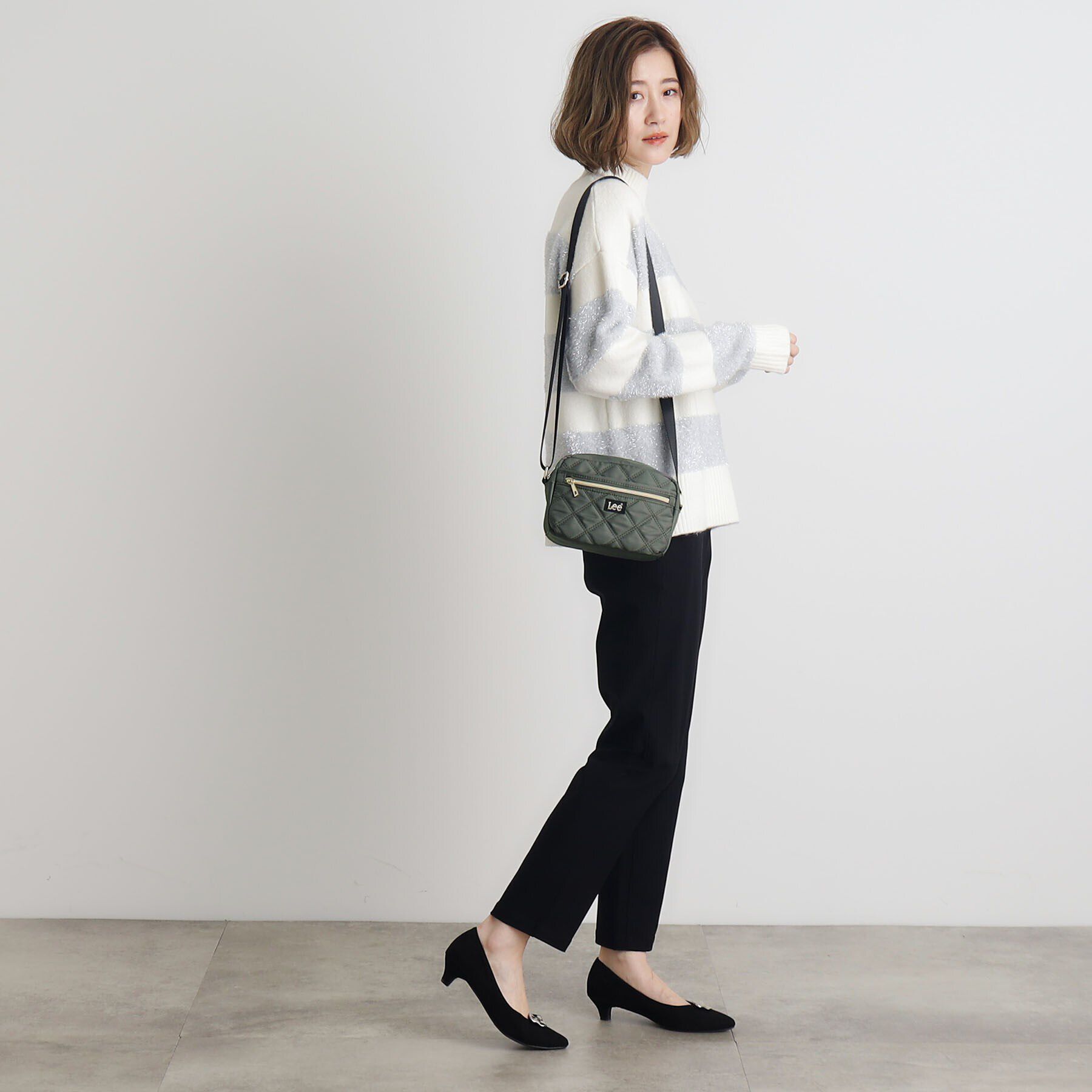 grove「【Lee別注】撥水キルトスクエアショルダー」|ショルダー・メッセンジャー|