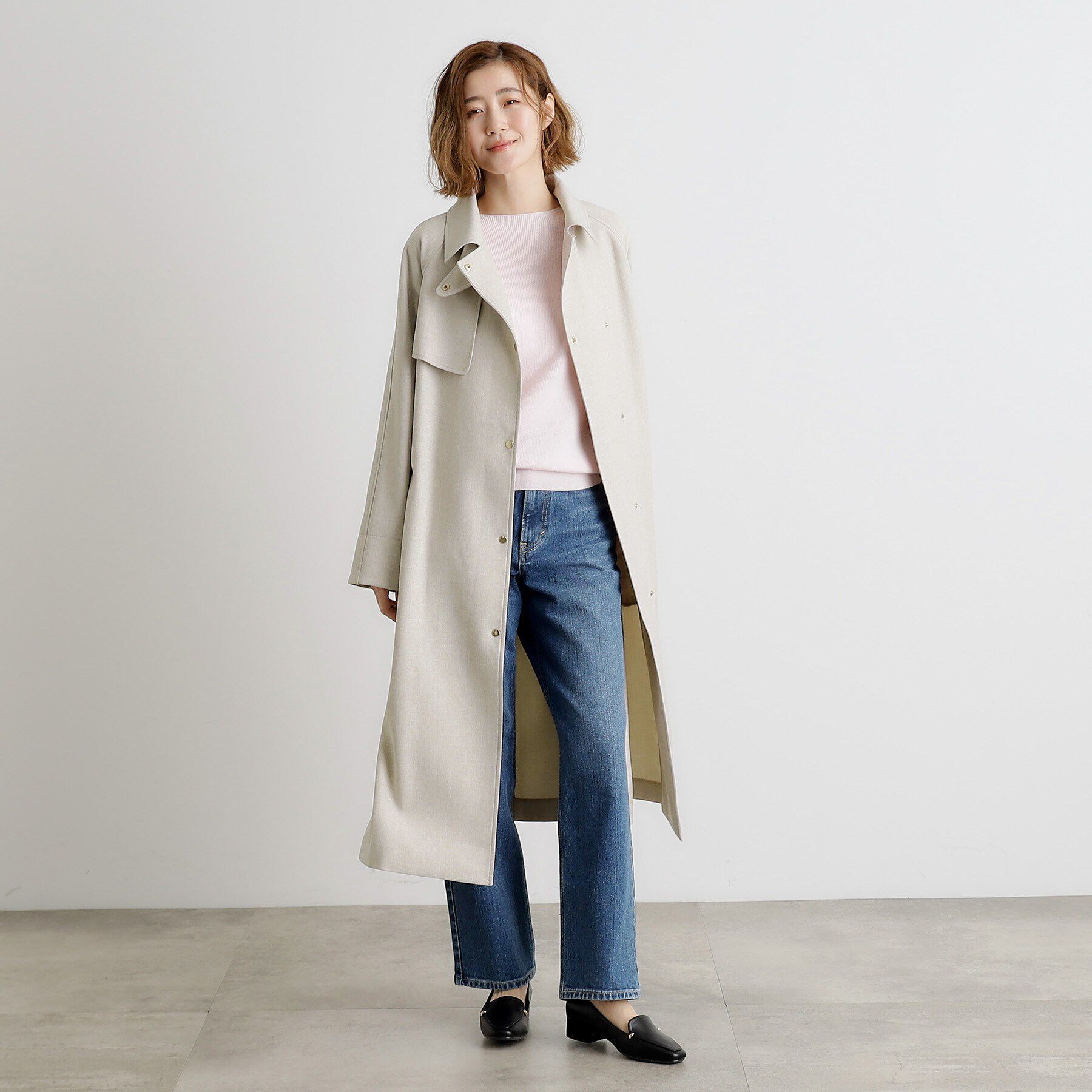 grove「【雑誌掲載】ツイルトレンチコート」|トレンチコート|