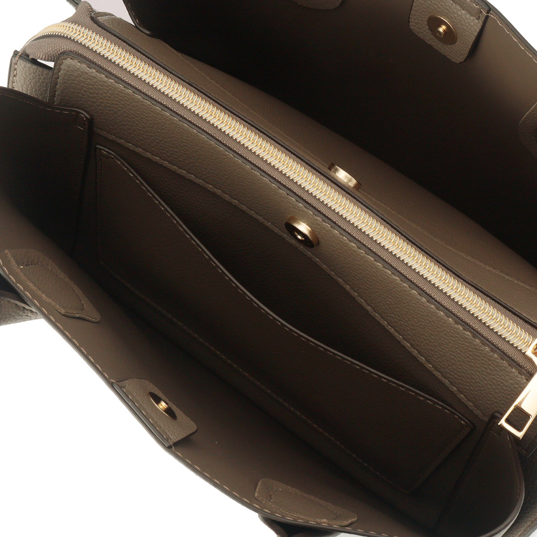 grove「【人間工学】中仕切りバイカラー2WAYトート」|トートバッグ|