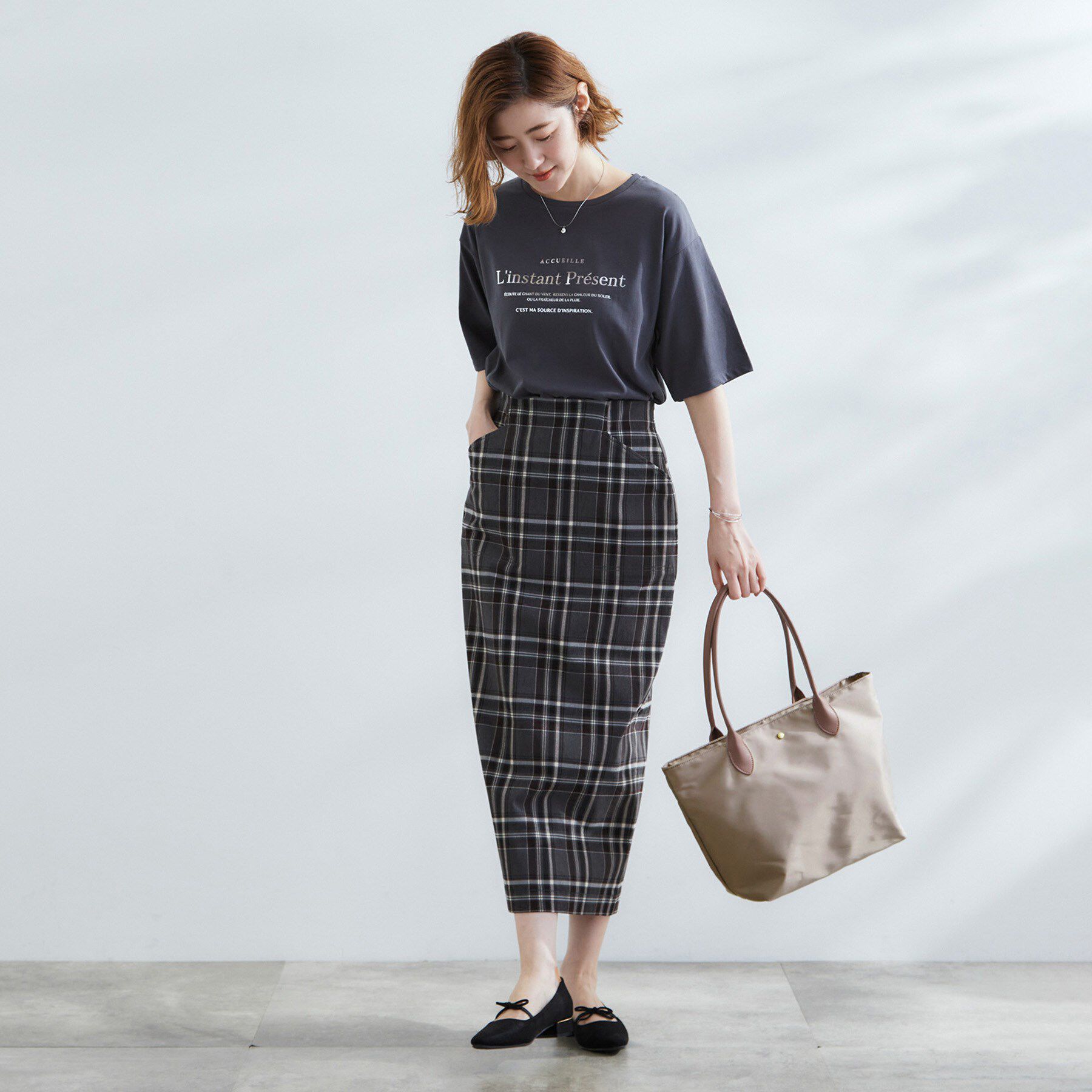 grove「【撥水・軽量】シンプルキャリーオントート」|トートバッグ|