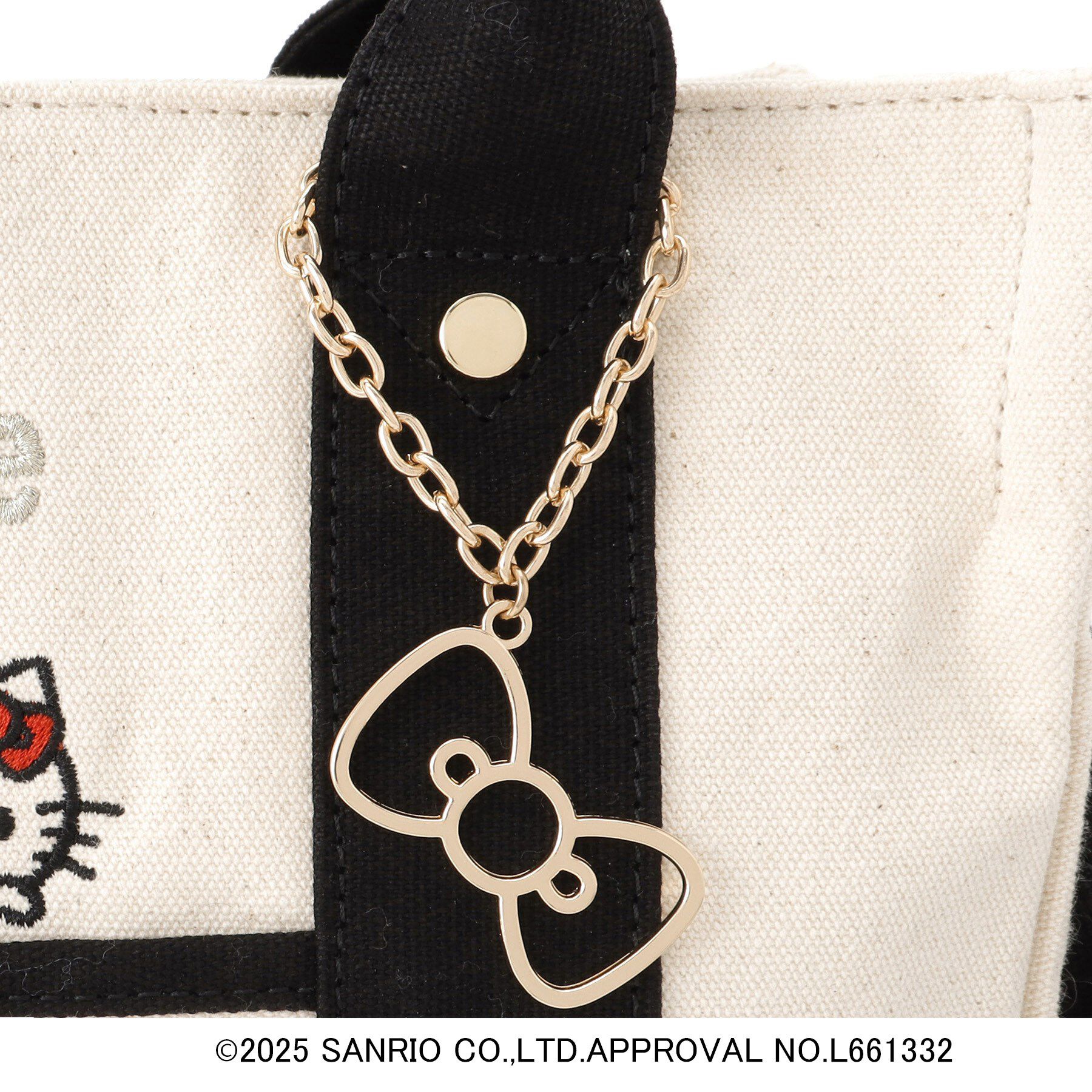 grove「【ハローキティ】Lee別注ポケット刺繍スクエアトート」|トートバッグ|