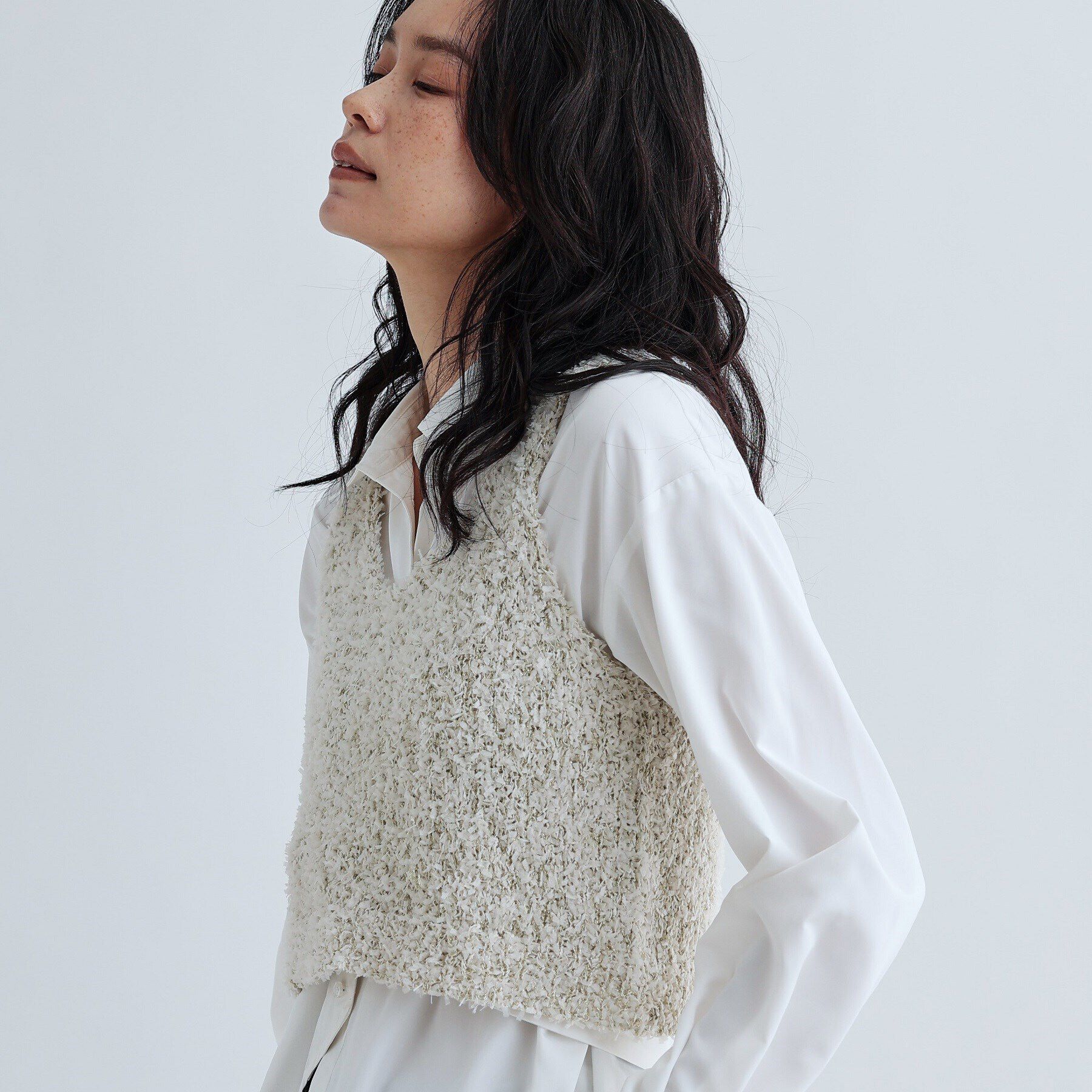 GALLEST「フェザーヤーンベスト」|ベスト・ジレ|