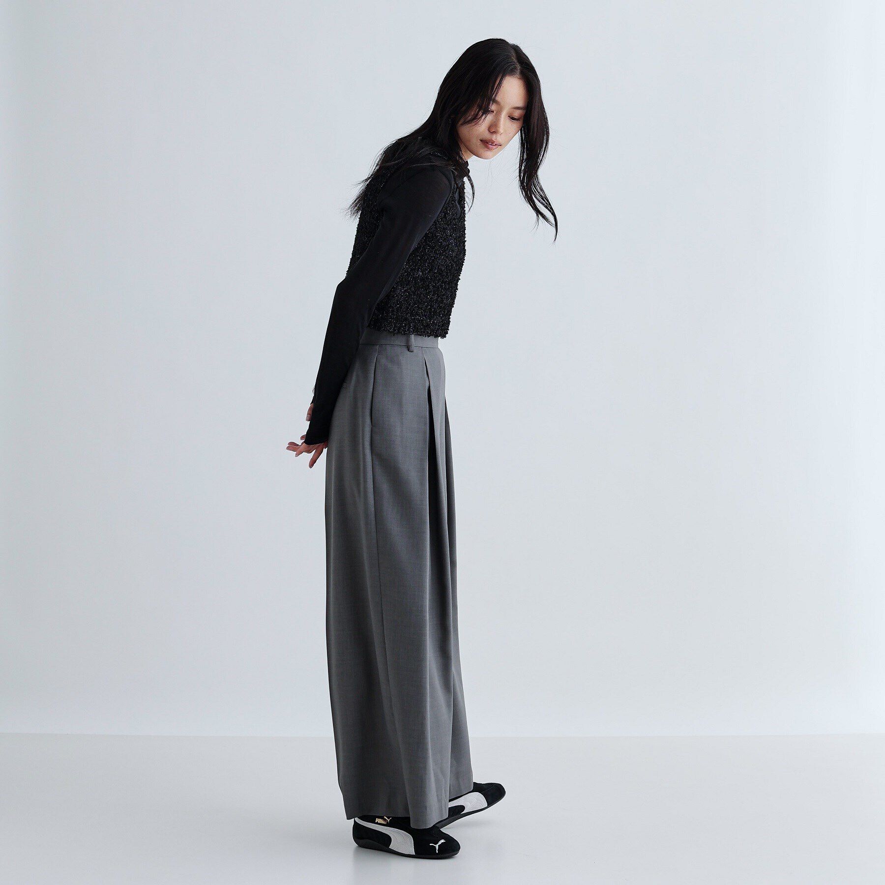 GALLEST「フェザーヤーンベスト」|ベスト・ジレ|