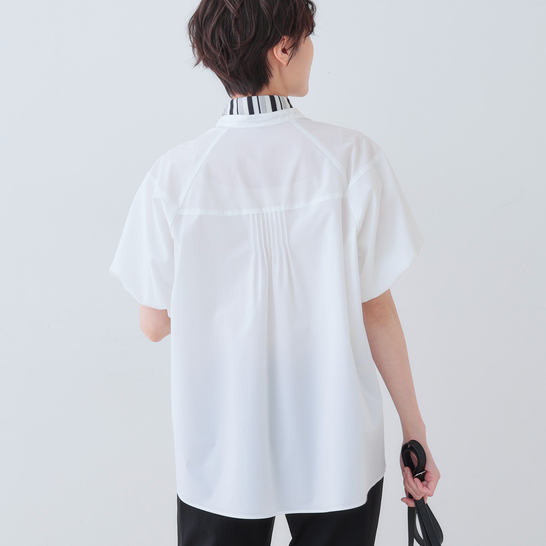 INDIVI「【通気性◎撥水／UV／SETUP可能】アクティブブラウス」|シャツ・ブラウス|