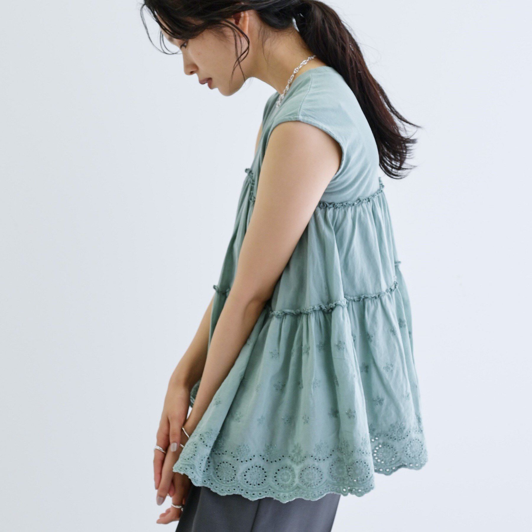 GALLEST「ピグメントダイノースリーブカットソー」|Tシャツ・カットソー|