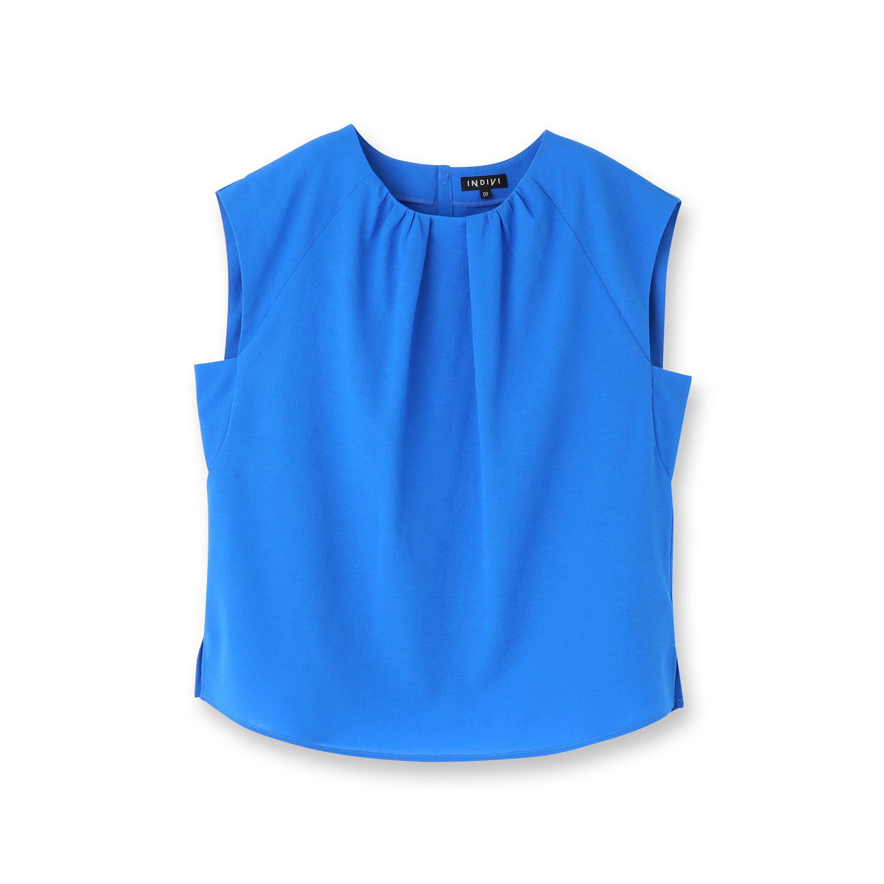 INDIVI「【クールエアー素材／UVケア／吸汗速乾】エアリータックブラウス」|シャツ・ブラウス|