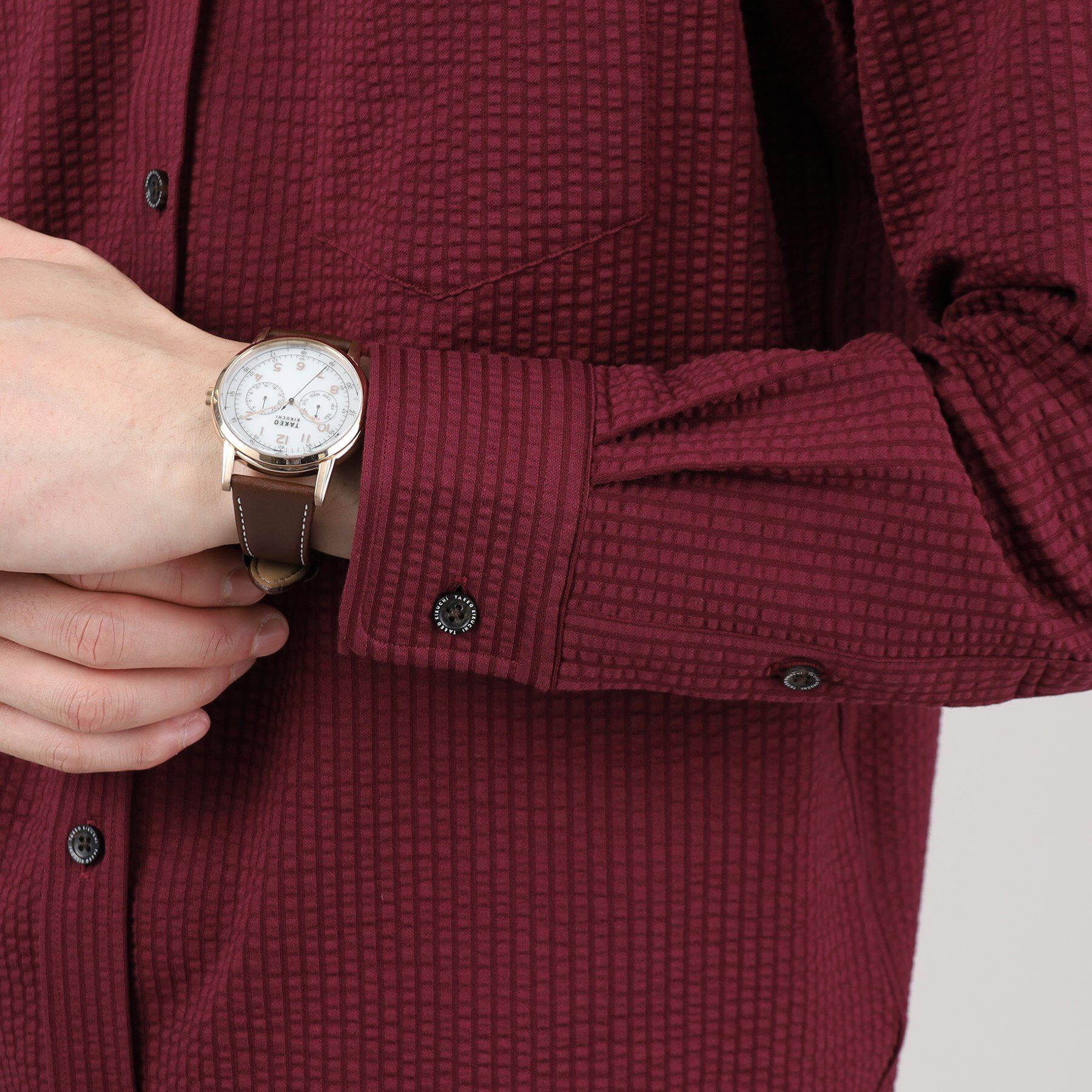 TAKEO KIKUCHI「【抗菌防臭/シーズンレス】シアサッカー ジャージシャツ」|シャツ・ブラウス|