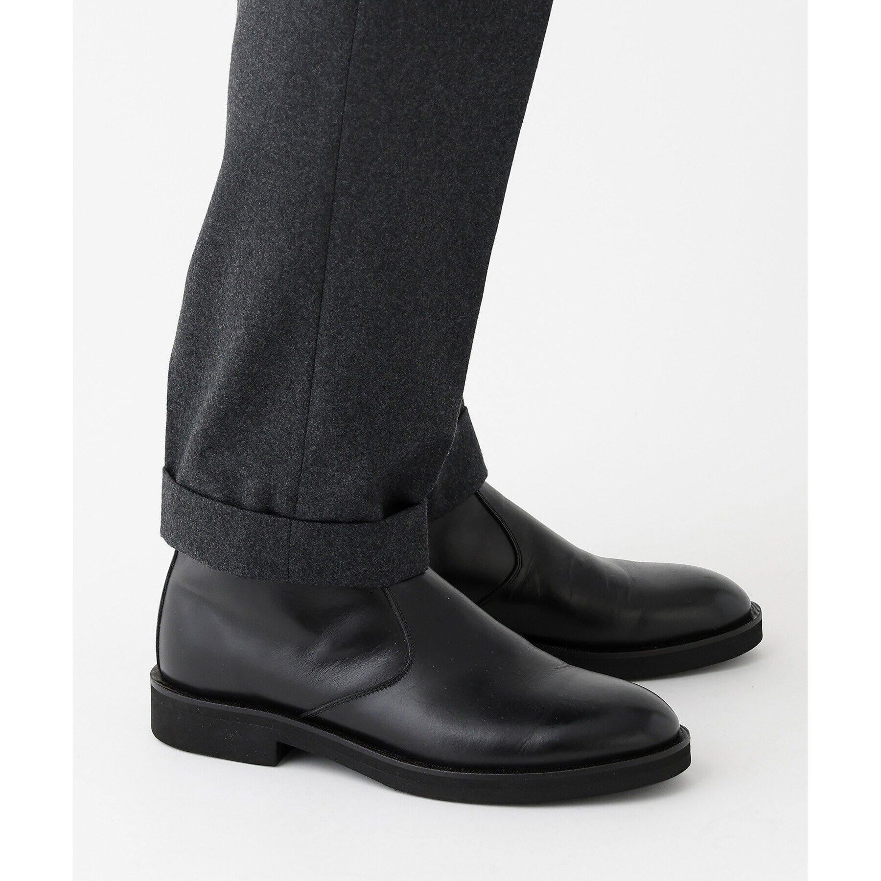 TAKEO KIKUCHI「【THE FLAGSHIP】サイドジップ ショートブーツ」|ショートブーツ|