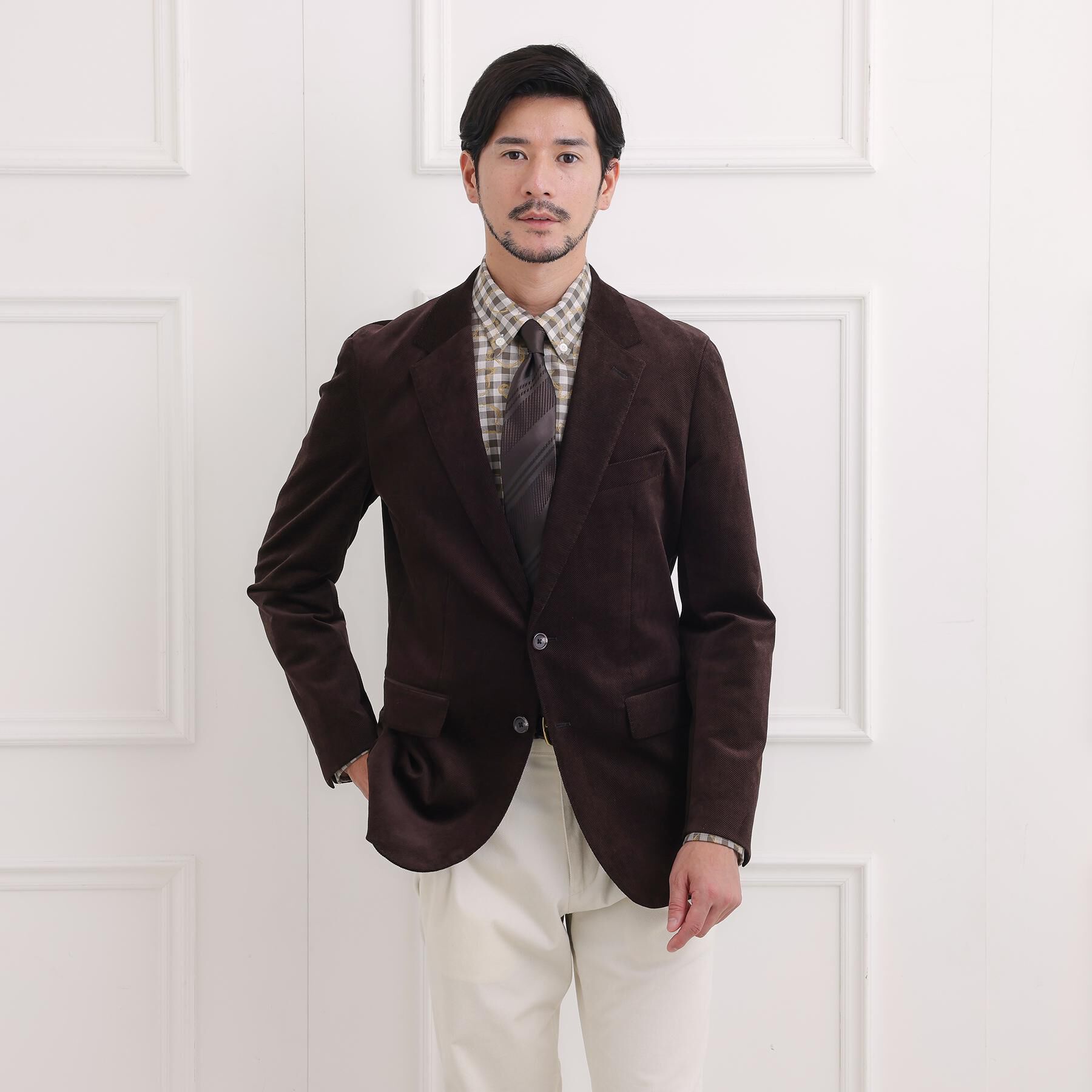 TAKEO KIKUCHI「【Sサイズ～】ストレッチコーデュロイ ジャケット」|テーラードジャケット|