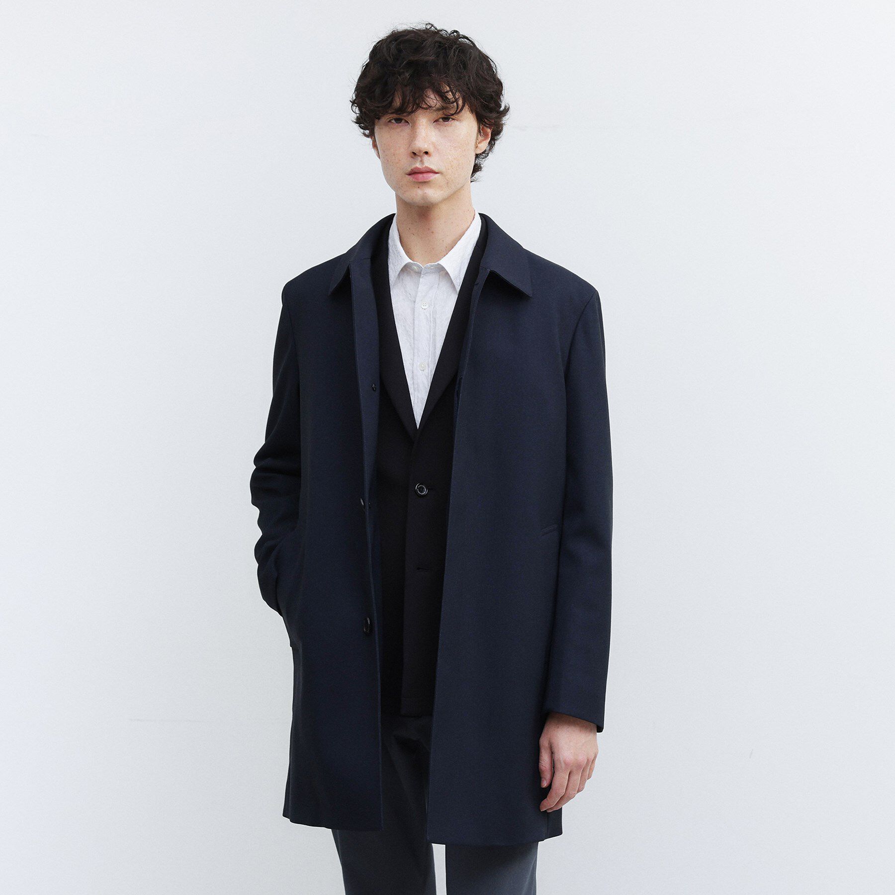 TAKEO KIKUCHI「【ダウンライナー付き】メランジ ステンカラー コート」|ステンカラーコート|