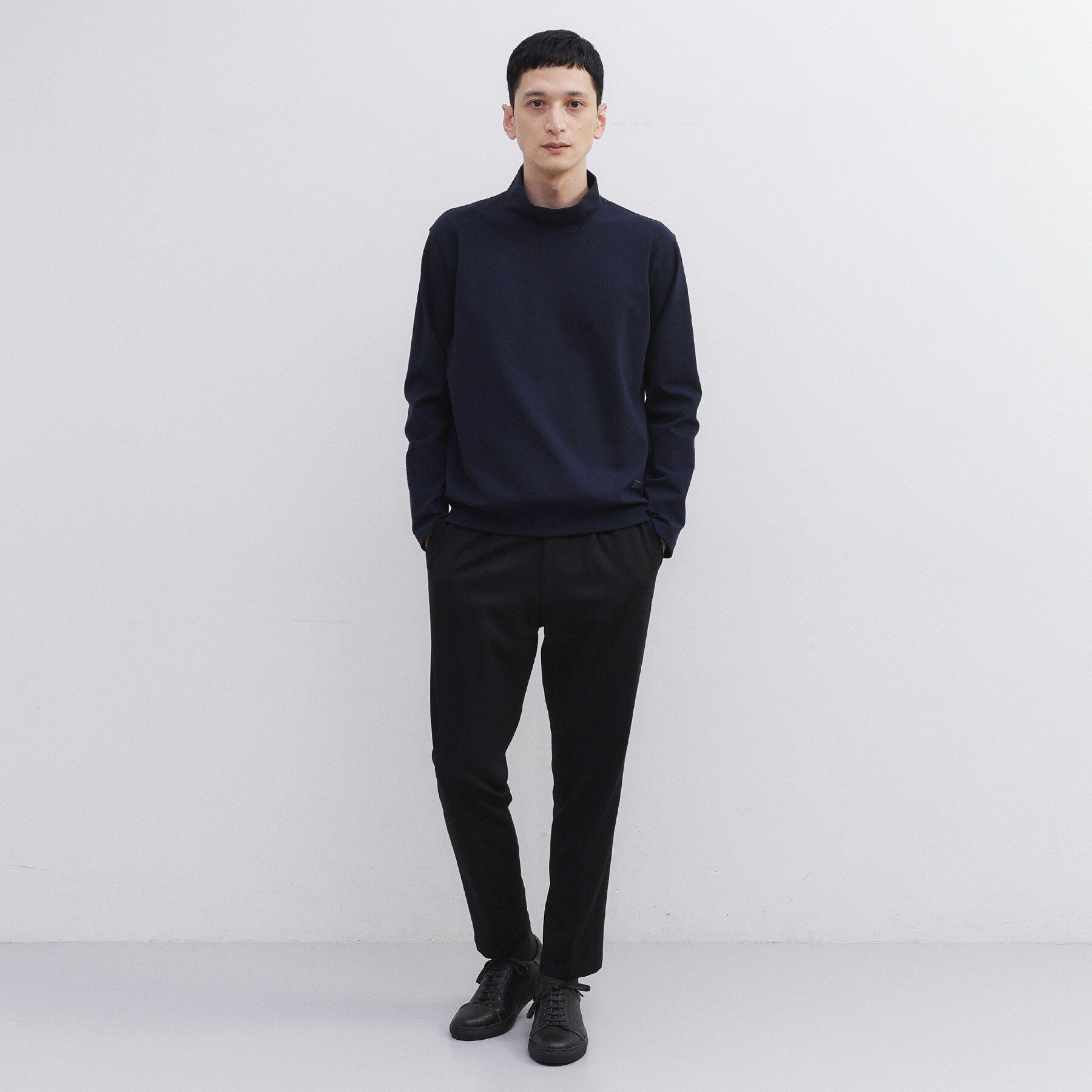 TAKEO KIKUCHI「【Sサイズ～】ウォーム ミラノリブ オフネック プルオーバー」|Tシャツ・カットソー|