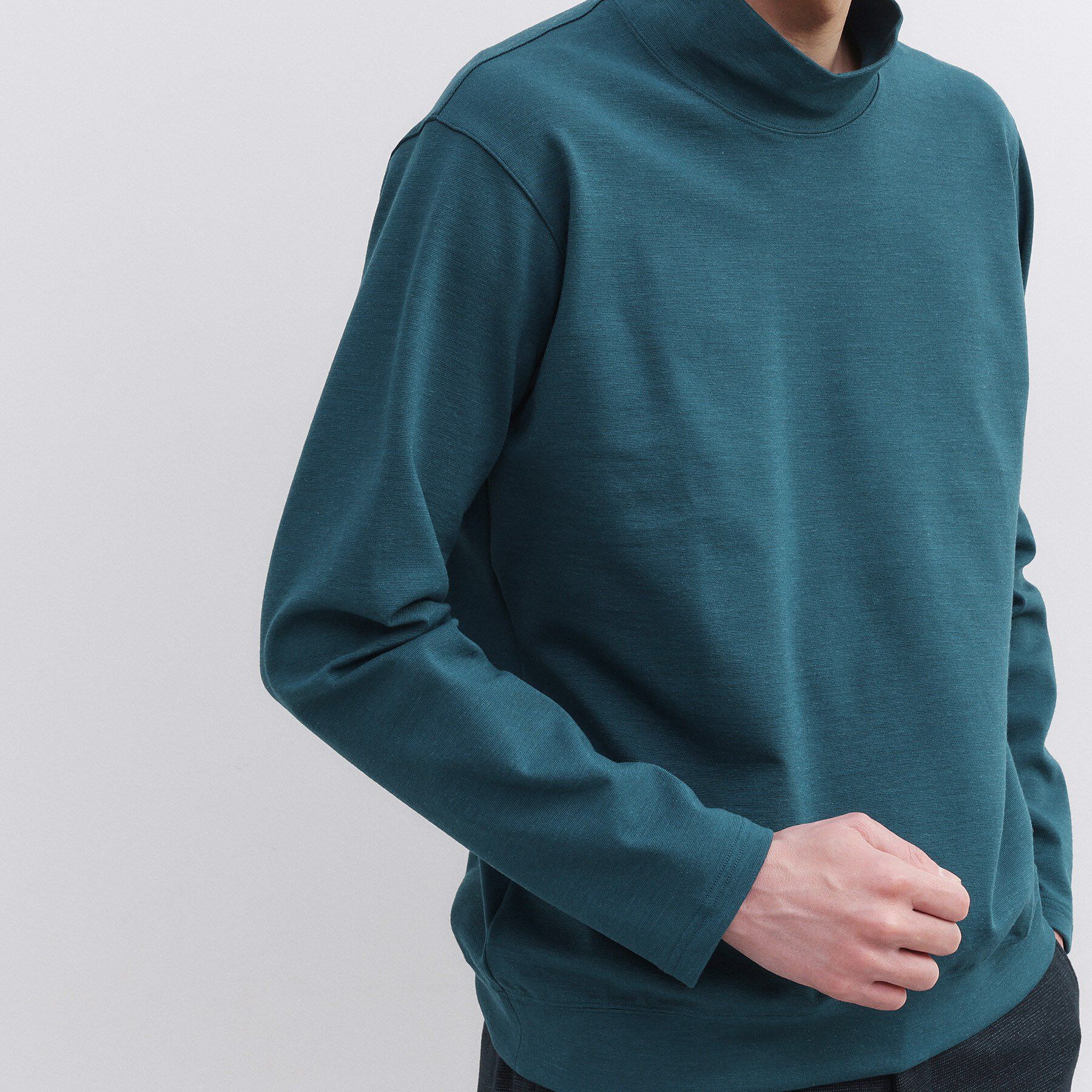 TAKEO KIKUCHI「【Sサイズ～】ウォーム ミラノリブ オフネック プルオーバー」|Tシャツ・カットソー|