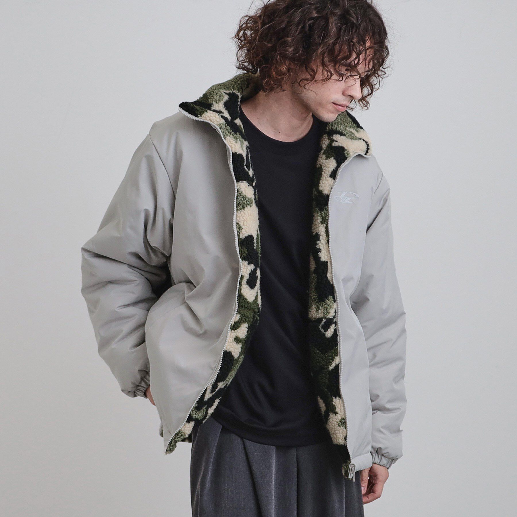 tk.TAKEO KIKUCHI「【WEB限定】リバーシブルボアブルゾン」|ブルゾン・スタジャン|