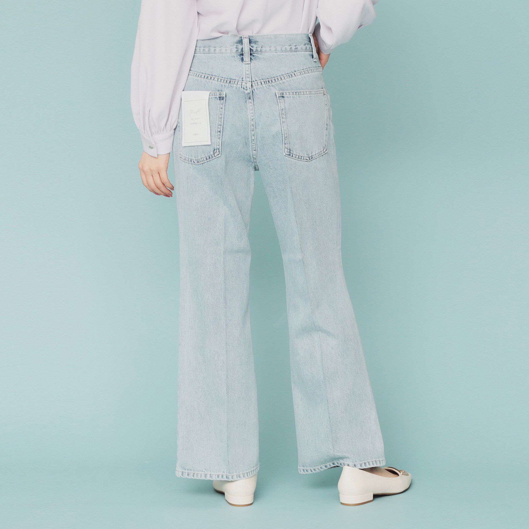 index「《丈が選べる》ストレートデニムパンツ【洗濯機洗い可】」|その他|