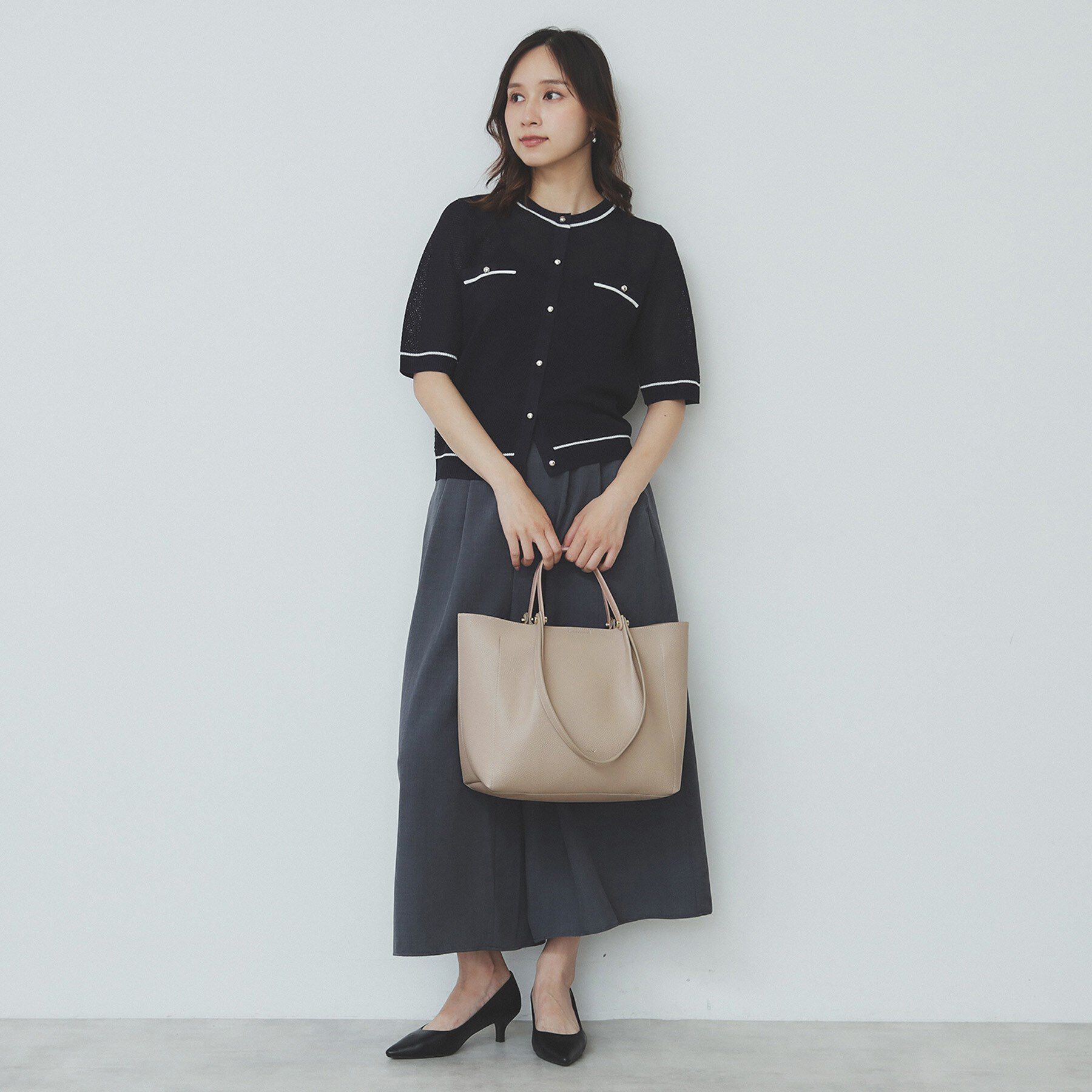 index「【軽量合皮】ダブルハンドルA4トートバッグ」|トートバッグ|